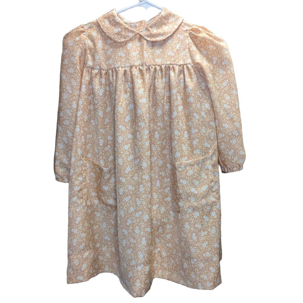 Girls' Floral Spring & Summer Dress with Pockets Size 6